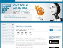 Tablet Screenshot of anugafoodtec.de